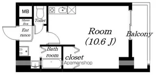 ミラージュ大津京(増築)【609号室】の間取り