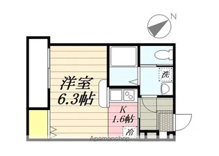 ネクスタージュ新松戸【1階】の間取り
