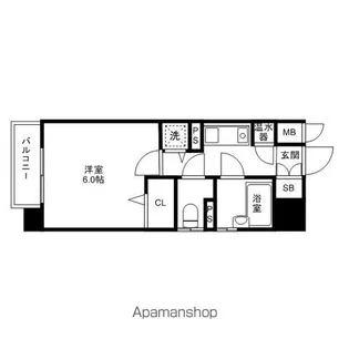 グランピアマンション清水【4階】の間取り