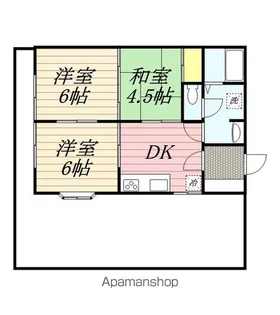 シティーユープラザ【3階】の間取り