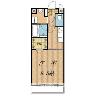 1Kの間取り画像