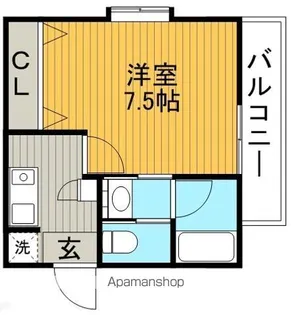 フジスター本郷マンション.【1階】の間取り