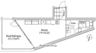 カスタリア渋谷櫻丘【5階】の間取り