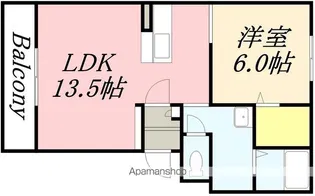 インペリアルS【4階】の間取り