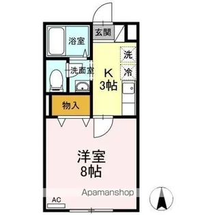ルグランみや【2階】の間取り