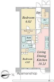 トラープランド蒼麗館【5階】の間取り