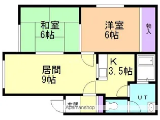 ユートリー元町【3階】の間取り