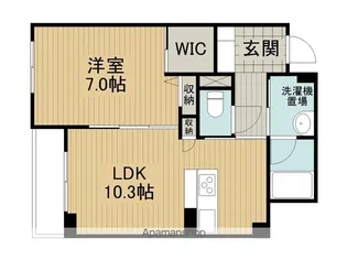 シャーメゾンノースグレイス【2階】の間取り