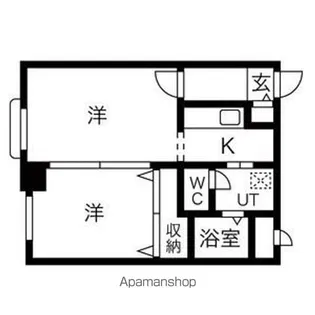 エクセレントハウス豊平37【802号室】の間取り