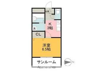 ラペ ブロッサム【2階】の間取り