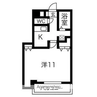 キャノンピア鶴舞【7階】の間取り