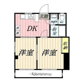 埼玉県三郷市三郷1丁目【マンション】の間取り