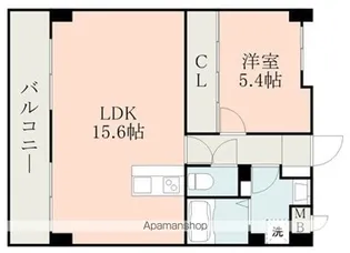 テクノマンション大津Ⅱ【5階】の間取り