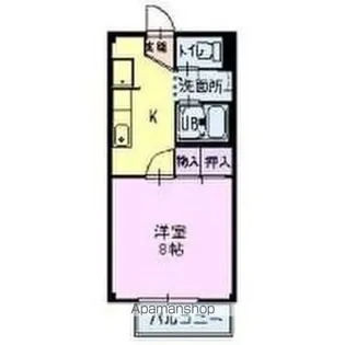 SURPLUS F&R【102号室】の間取り