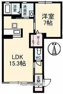 プロヌーブ三条【1階】の間取り