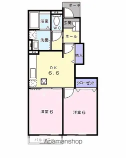 カルムメゾン【1階】の間取り