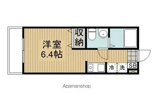 カーサリブラ【202号室】の間取り