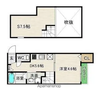 DREAMSTAGE博多南LAGOON【202号室】の間取り