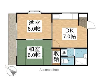 イーストワン久喜【202号室】の間取り