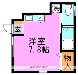 リブイン東高円寺【1階】の間取り