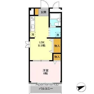 グランドメゾン緑町【305号室】の間取り