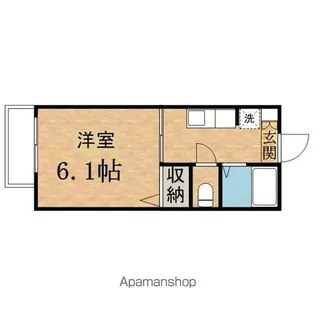 マグノリア【102号室】の間取り