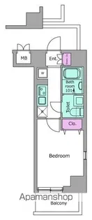 レジディア西船橋【7階】の間取り