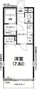 リブリ・ダロル【1階】の間取り