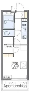 レオパレスハピネス【3階】の間取り