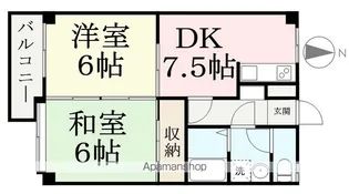 ファンズ町屋【103号室】の間取り