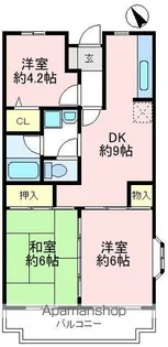 ヒルサイドテラス鶴ヶ島【3階】の間取り
