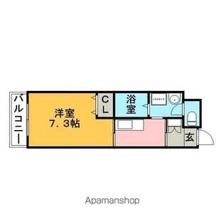 アルファルファA【110号室】の間取り
