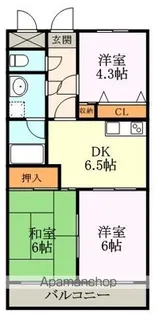 ラヴェンダーホームズ【2階】の間取り
