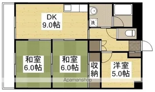 亀山総合ビル【305号室】の間取り