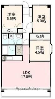 コート南国分寺【2階】の間取り