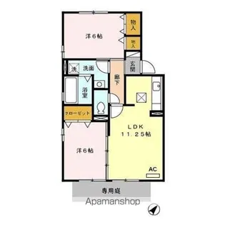 パストラル【1階】の間取り