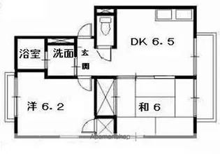 ハイホーム大野【2階】の間取り