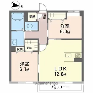 BEREO AKUI【3階】の間取り