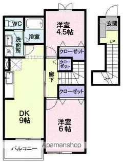 エクセレントヴィラ B【2階】の間取り