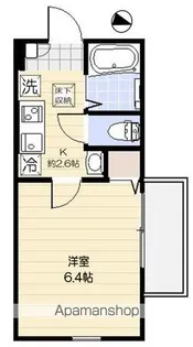 ノルデスタ小竹【1階】の間取り