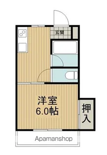 アーバンハウス【103号室】の間取り