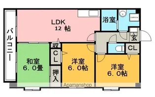 パストラールハイム【2階】の間取り