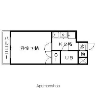 セザール名古屋【502号室】の間取り