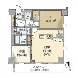 ピアース碑文谷五丁目【1階】の間取り