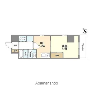 オーキッドレジデンス板橋【3階】の間取り