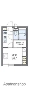 レオパレスKエステート【2階】の間取り