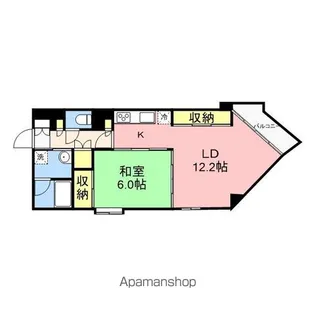 万代アーバン日東【1105号室】の間取り