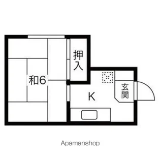 コスモスビル【4E号室】の間取り