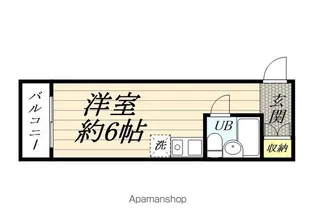 パールスクエア鶴見【305号室】の間取り