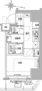 ハーモニーレジデンス横浜大通り公園【10階】の間取り
